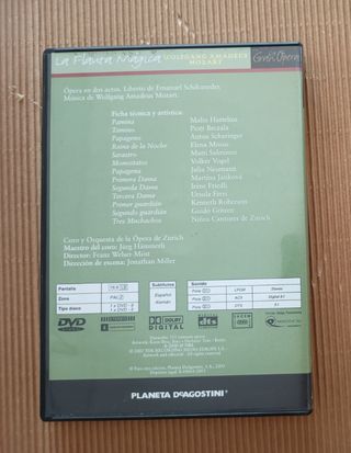 DVD La Flauta Mágica - Mozart