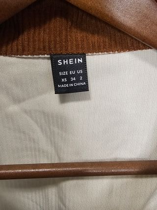 Conjunto pana bicolor SHEIN S
