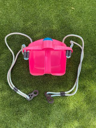 Columpio para bebé rosa