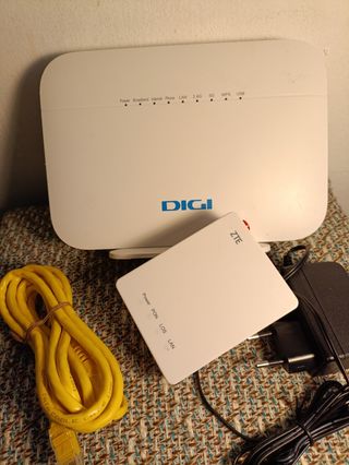 Router Digi ZTE ZXHN H3600P WiFi 6 Con ONT GPON