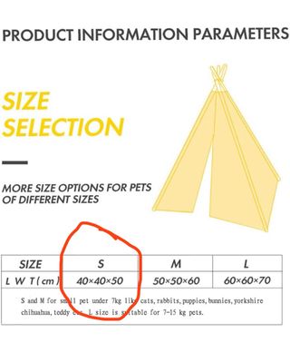 Tienda Tipi para Mascotas Plegable