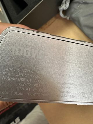 Batteria esterna imuto 100W, PD3.0 27200mAh #600220