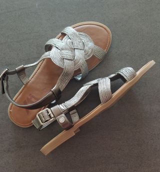 Sandalias Xti Mujer 38 Plata