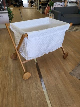 Minicuna de tijera de madera