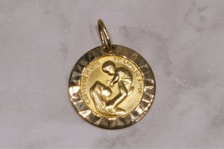COLGANTE MADRE CON BEBÉ, ORO 18K/1.9g