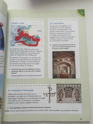 RELIGIO CATÓLICA 5 PRIMARIA ELS CAMINS DEL SABER