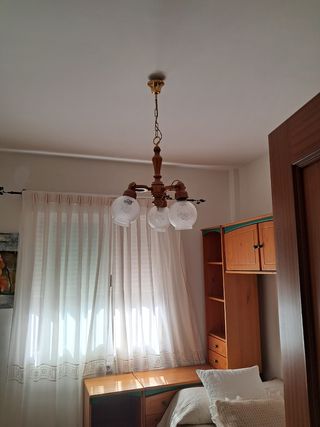 Conjunto dormitorio juvenil madera de pino. 
