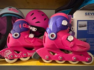 Patines Oxelo rosas y morados