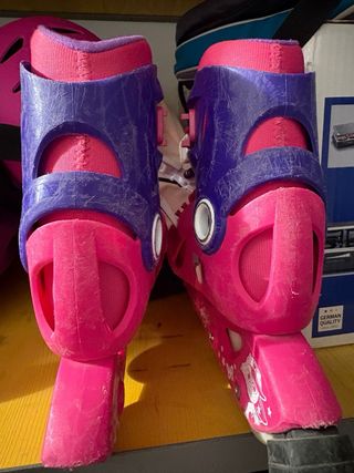 Patines Oxelo rosas y morados