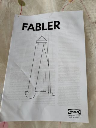 Mosquitera para cuna con banderines