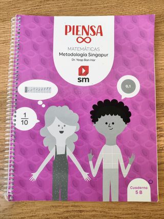 Piensa [infinito]. Singapur 5 Primaria Cuaderno 5B