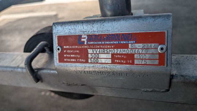 Remolque 3 Motos Ibérica Remolques