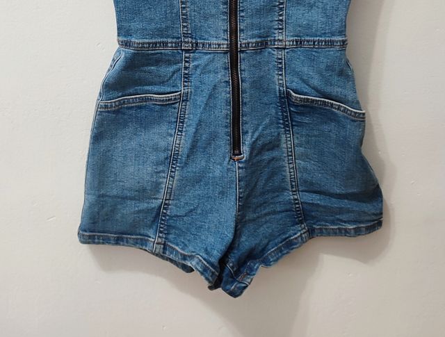 Mono vaquero corto Bershka mujer Talla S