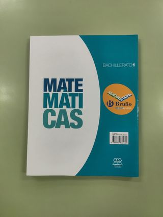 Matemáticas 1 Bachillerato Nueva etapa Bruño