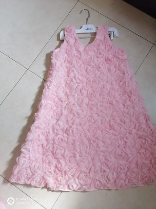 Vestido rosa niña 11-12 años
