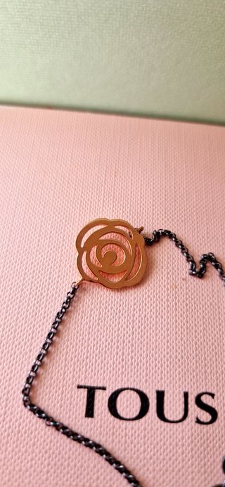 Pulsera Tous Plata Pavonada y Vermeil Rosa