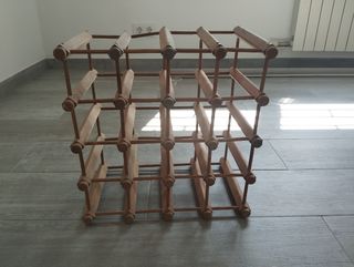 Botellero de madera