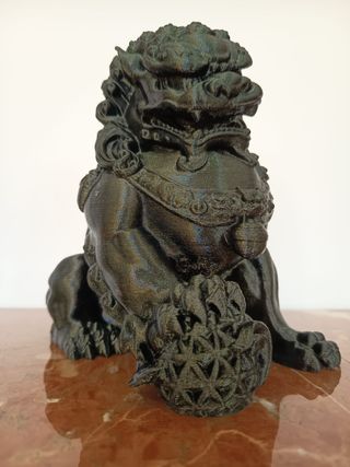 León Guardián Chino - Impresión 3D