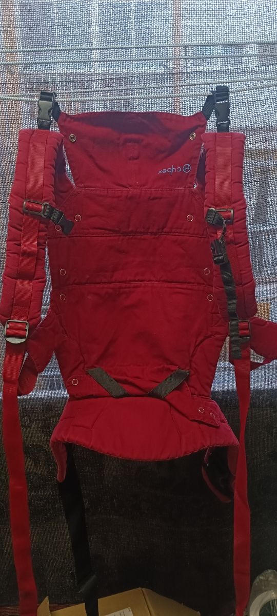 Mochila Portabebés Cybex Roja Algodón