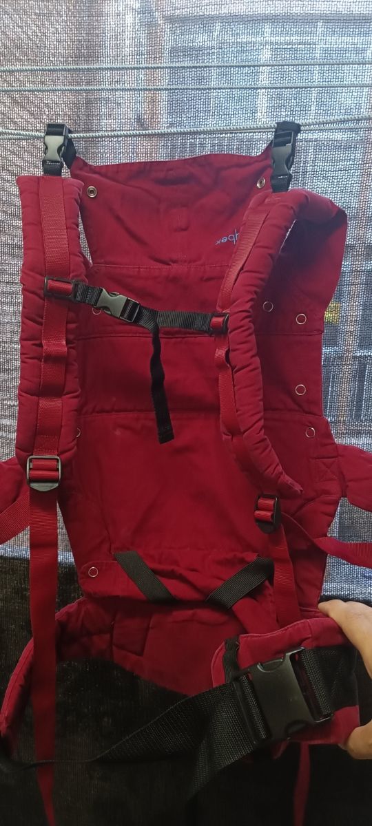 Mochila Portabebés Cybex Roja Algodón