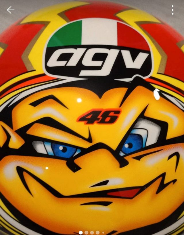 Casco AGV Valentino Rossi Sole Luna Tg. 3xs