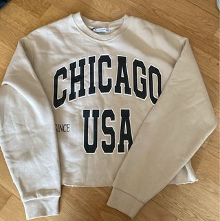Sudadera Chicago USA Beige