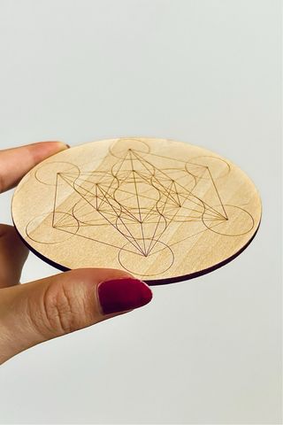 Bases de madera Geometría Sagrada