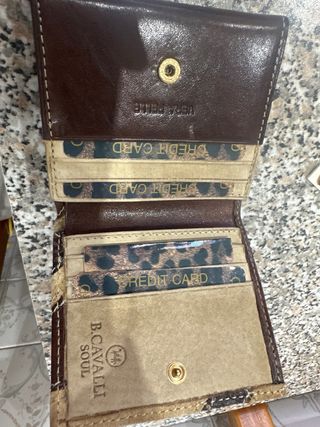 Portafoglio B. Cavalli Vera Pelle Donna