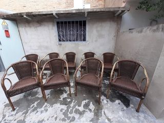 Mesas y sillas de exterior