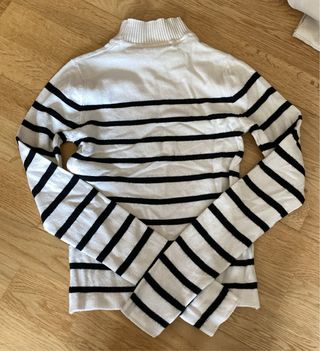 Jersey de rayas blanco y negro