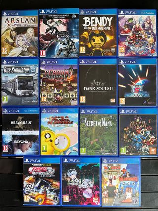 Juegos PS4 25€/unidad