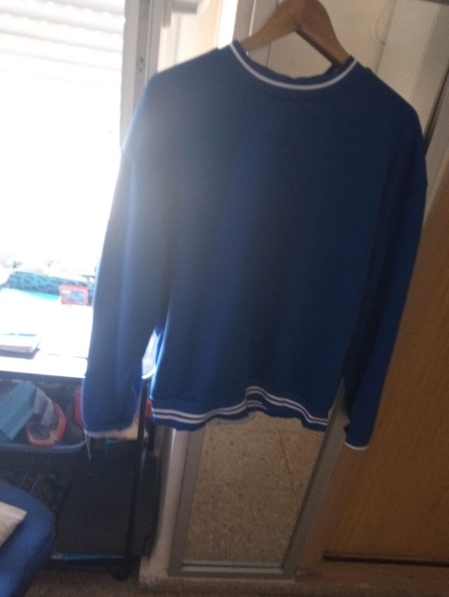 Jersey tipo chándal azul
