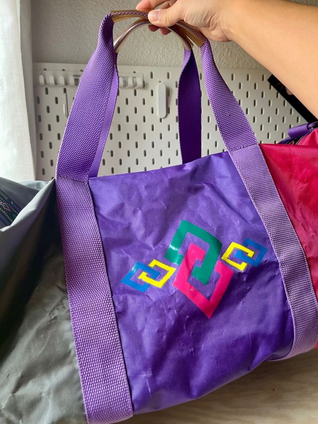 Bolsa de viaje vintage años 80