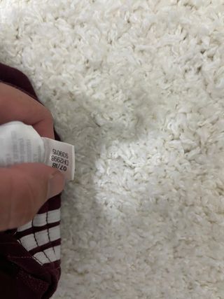 ¡¡CHOLLO!! Talla XS Pantalón Adidas Burdeos Trebol