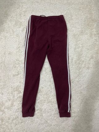 ¡¡CHOLLO!! Talla XS Pantalón Adidas Burdeos Trebol