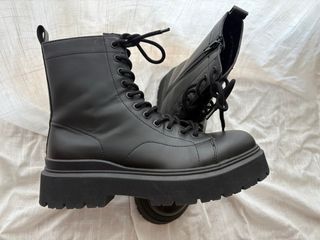 Botas militares Bershka negras talla 41