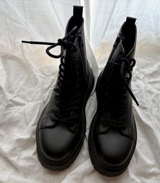 Botas militares Bershka negras talla 41