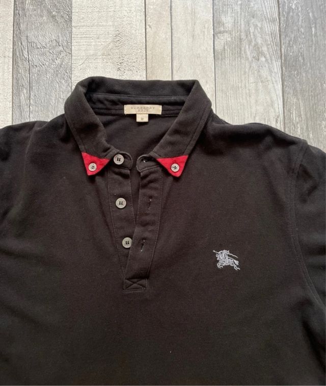 Polo Burberry Nero Uomo