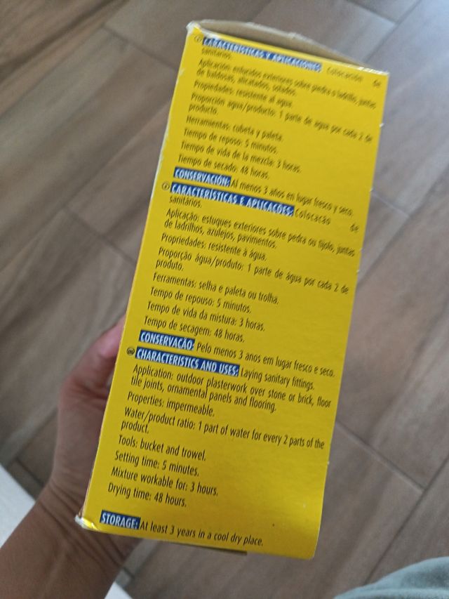 Cemento Blanco Bricofix 1.5kg