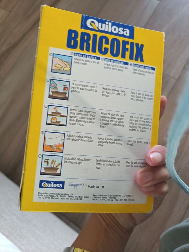 Cemento Blanco Bricofix 1.5kg