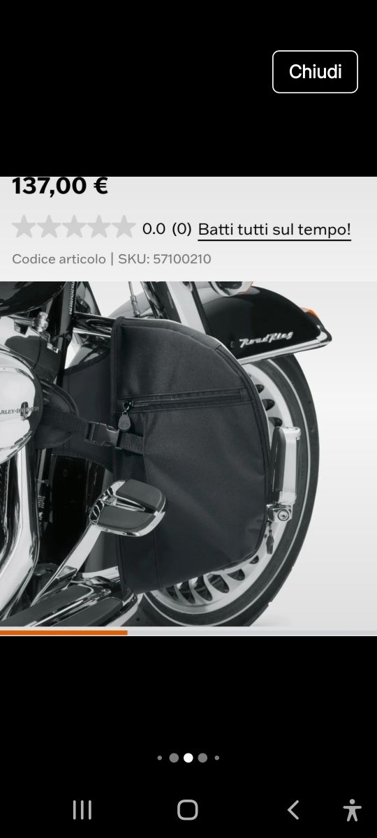 Copri  pioggia aria freddo  Harley Davidson