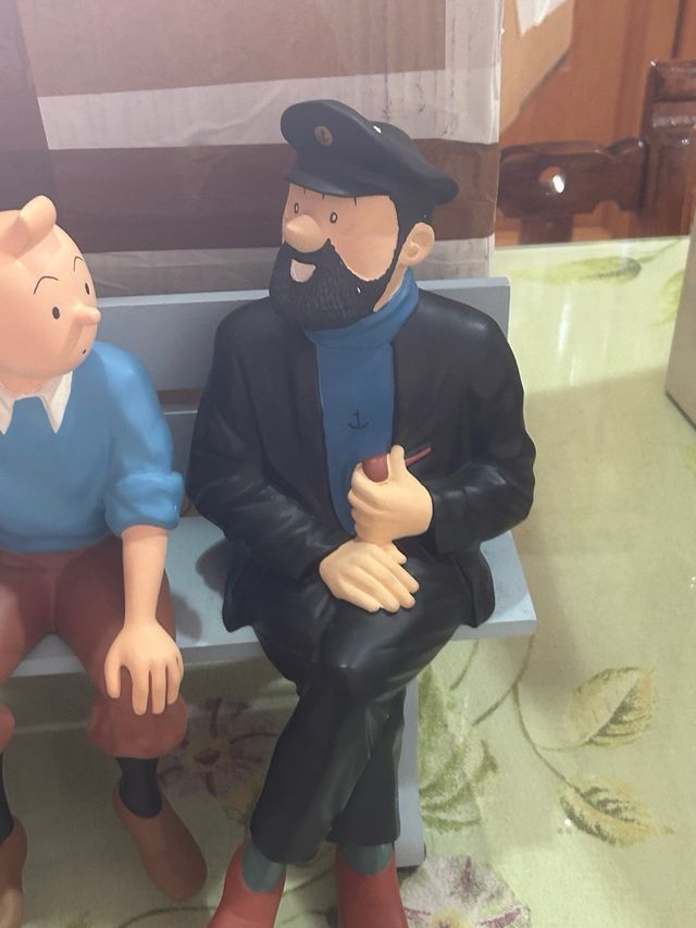  Tintín , Haddock y Profesor Leblon Delienne