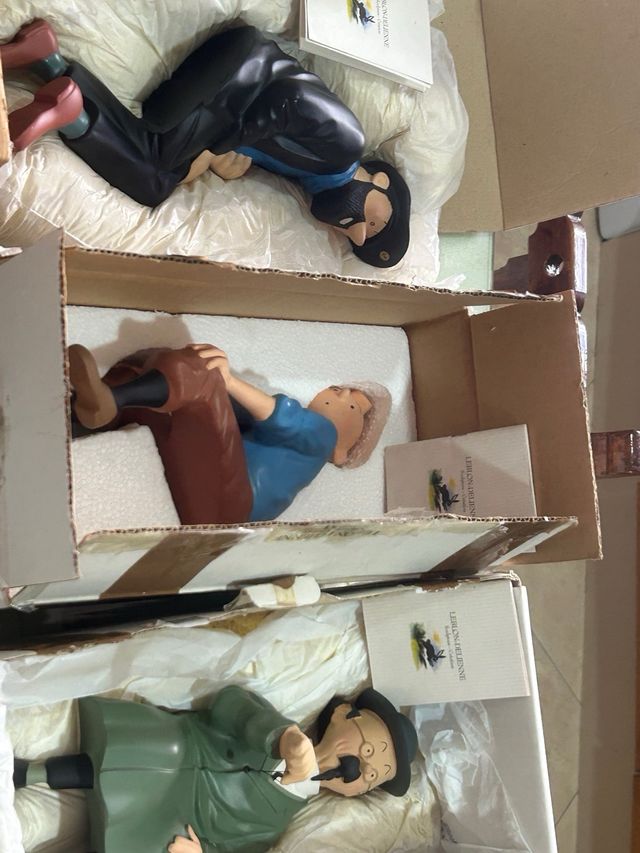  Tintín , Haddock y Profesor Leblon Delienne