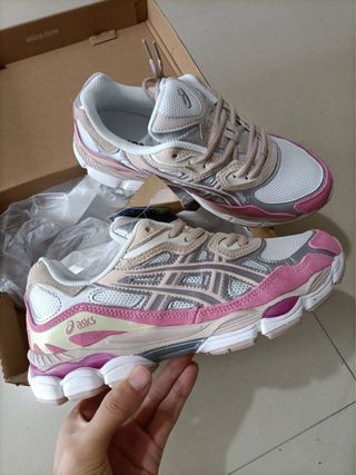 Asics Gel NYC Beige/Rosa Nuove