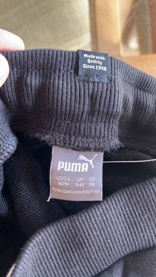 Pantalón corto Puma Negro Talla XS nuevo