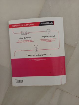 Economía de la empresa 2.º Bachillerato