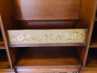 Mueble recibidor madera y metal