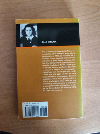 Ana Frank Diario (Fiction, Poetry & Drama) (Spa...