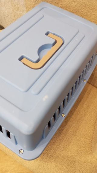 Caixa Transporte Animais Azul