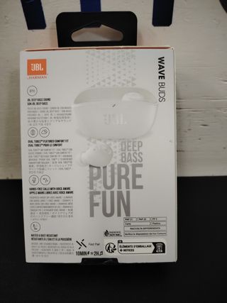 JBL Wave Buds Blancos